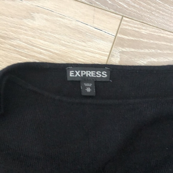Express Black Bell Sleeve Sweater - Picture 3 of 6